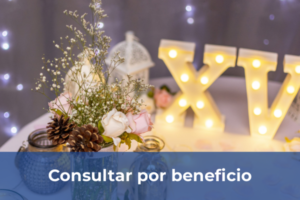 Ayuda para cumpleaños de 15 años